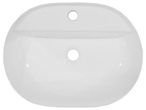 Alpine - Cassino Ceramic Basin Gloss White