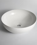 Claya Bowl 40 round above counter basin gloss white 400mm