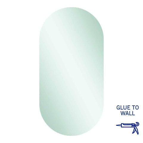 Duke Polished Edge Pill Mirror