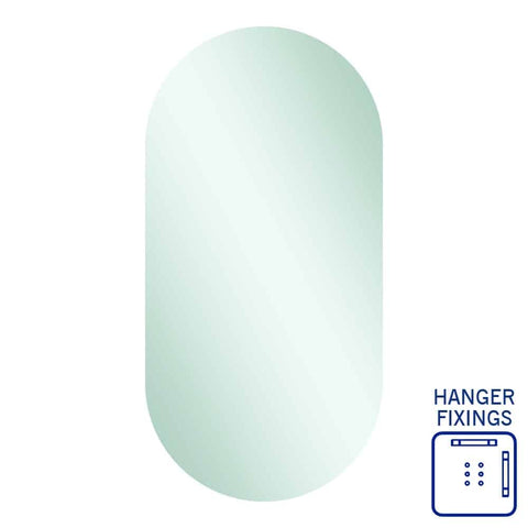 Duke Polished Edge Pill Mirror