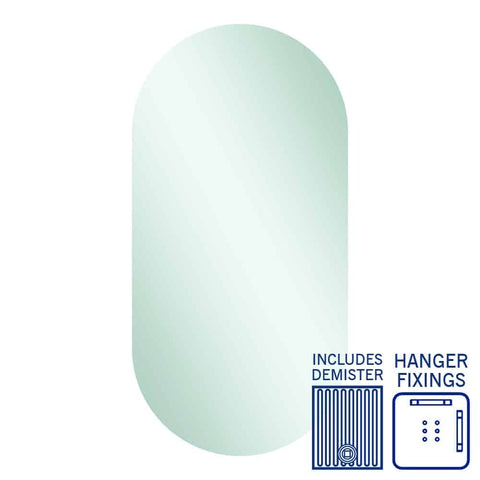 Duke Polished Edge Pill Mirror