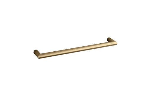 Thermogroup - 12V Round Single Bar Heated Towel Rail W632xH32xD100mm