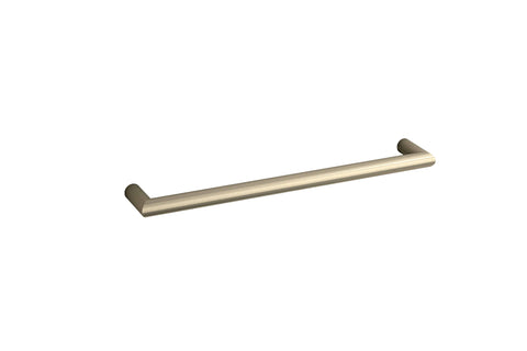 Thermogroup - 12V Round Single Bar Heated Towel Rail W632xH32xD100mm
