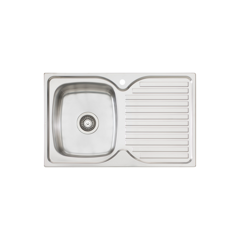 Oliveri - Endeavour Single Bowl Sink With Drainer