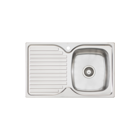 Oliveri - Endeavour Single Bowl Sink With Drainer