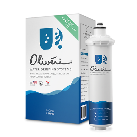 Oliveri - Essentials square goose neck 3 way filter tap