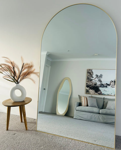 Ebony & Flo - Monique Oversized Arched Leaner Mirror 200CM x 120CM