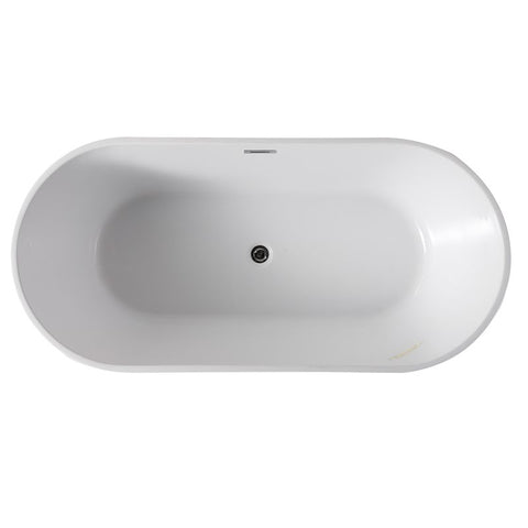 Alpine - Galaxy Oval Freestanding Bath 130cm White