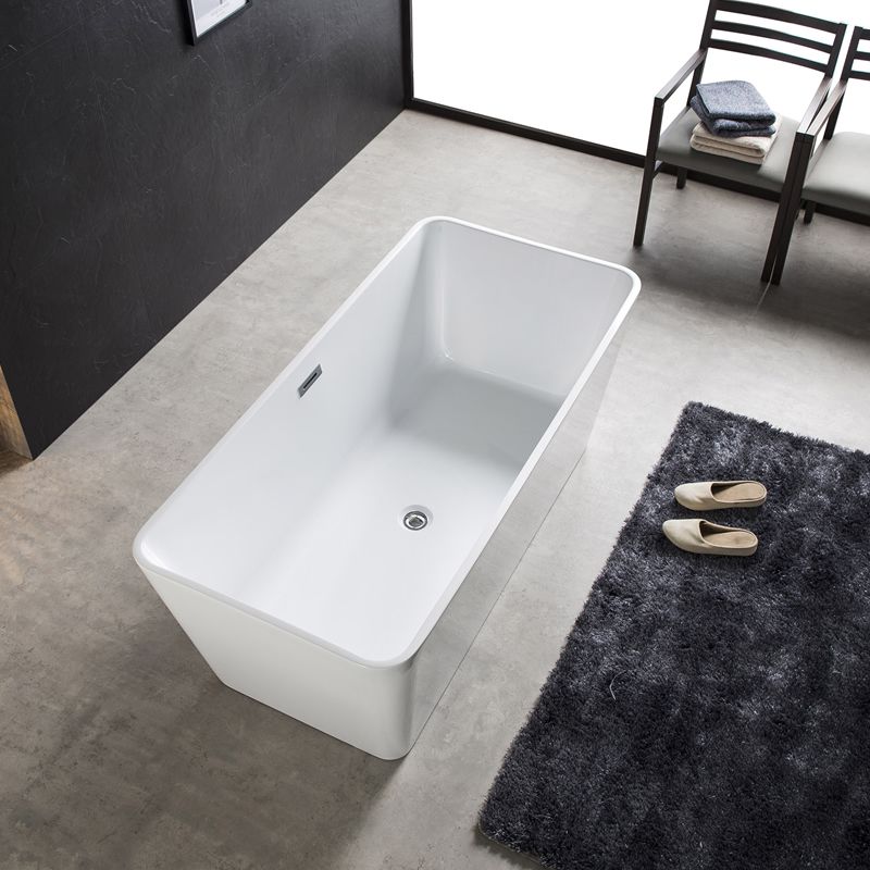 Alpine - Galaxy Square Freestanding Bath 130cm White