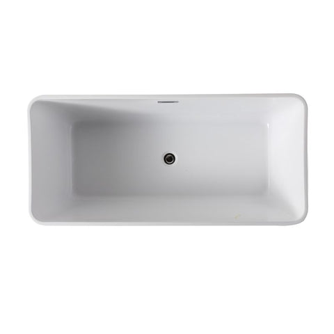 Alpine - Galaxy Square Freestanding Bath White 170cm