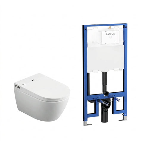 Lafeme Sesto Inwall Cistern Wall Hung Smart Toilet