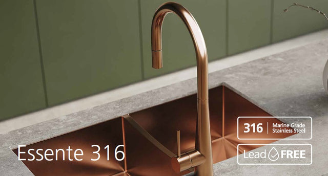 Oliveri SS31625 - Essente 316 Stainless Steel Pullout Gooseneck ...