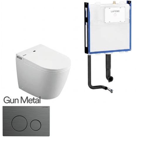 Lafeme Crawford Inwall Cistern Floor Pan Smart Toilet