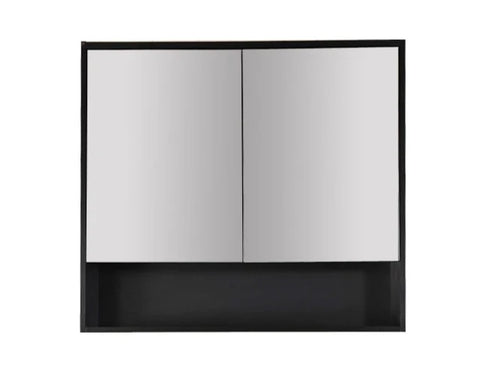 Mercio -  Hera Shaving Cabinet 90cm Black Oak