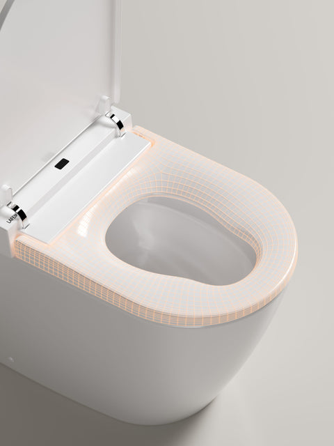 Heated seat control on the Lafeme Crawford and Sesto smart toilet