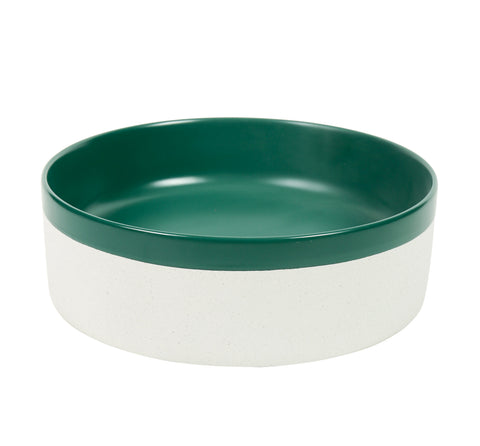 Claya - Colour Plus 37 Matte Green Two-Tone Round Basin