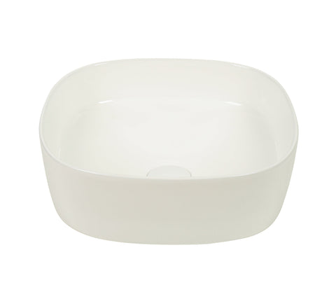Claya - SQ-37 Square Basin, Gloss White