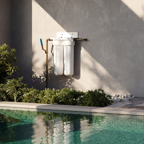 Oliveri HiFlow Twin 20-inch Whole of House system installed
