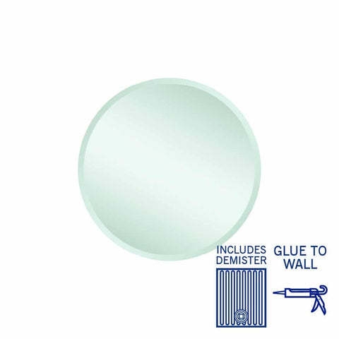 Kent 18mm Bevel Round Mirror