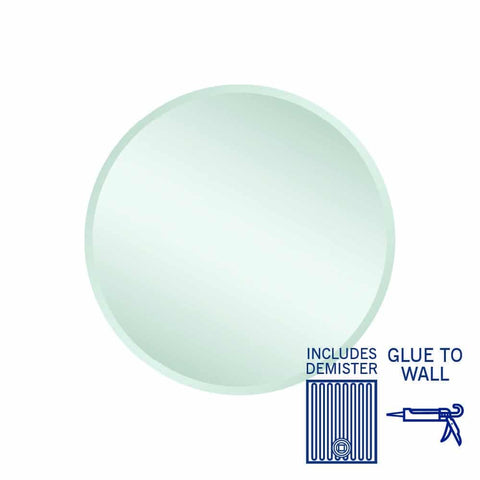 Kent 18mm Bevel Round Mirror