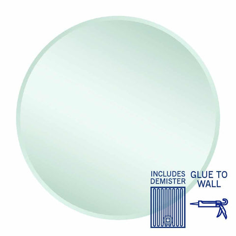 Kent 18mm Bevel Round Mirror