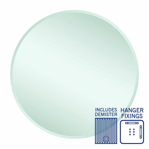Kent 18mm Bevel Round Mirror