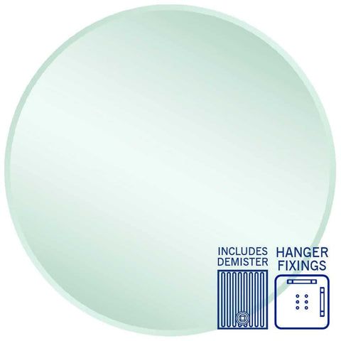 Kent 18mm Bevel Round Mirror