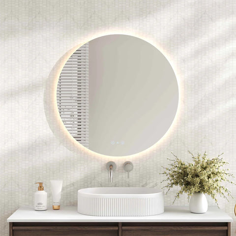 Mercio - Luna Back Lit LED Mirror with Adjustable LED Lighting