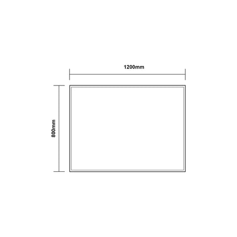 Aqua Perla - Bluetooth LED Mirror 1200x800mm