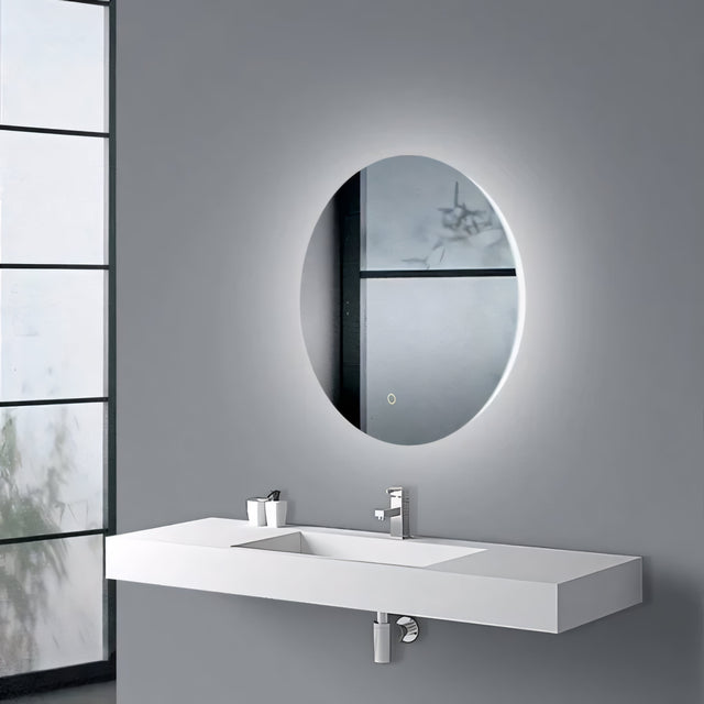 Aqua Perla - LED Mirror - Back Light 600mm - LM-LED-R1-6060 | 2Magpies