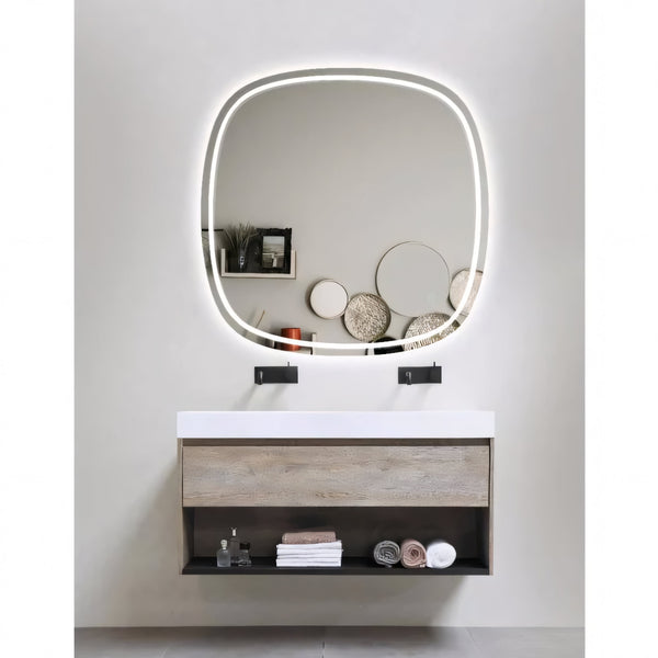 Aqua Perla - LED Mirror 750 x 750mm