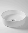 400mm Round Matte White Above Counter Basin Australia