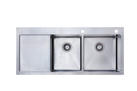 Modern National - One & 3 Quarter Bowl Sink Stainless Steel