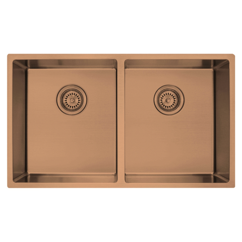 Modern National M-S213CP  - Double Bowl Sink 75L in 4 Finishes