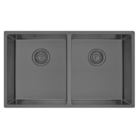 Modern National M-S213GM  - Double Bowl Sink 75L in 4 Finishes