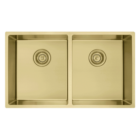 Modern National M-S213LG  - Double Bowl Sink 75L in 4 Finishes