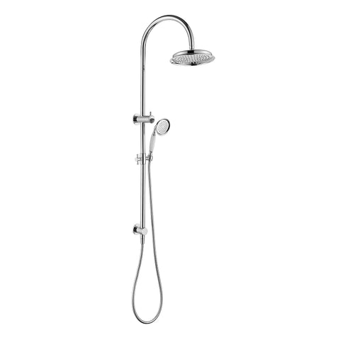 Modern National - Montpellier Traditional Chrome Multifunction Shower Rail 2 in 1