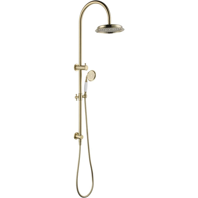 Modern National - Montpellier Traditional Brushed Bronze Multifunction Shower Rail 2 in 1