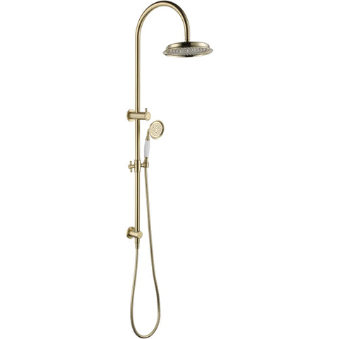 Modern National - Montpellier Traditional Brushed Bronze Multifunction Shower Rail 2 in 1 MON013BM