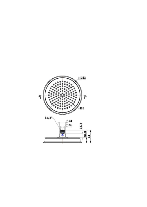 Modern National -Modern National - Montpellier Shower Head