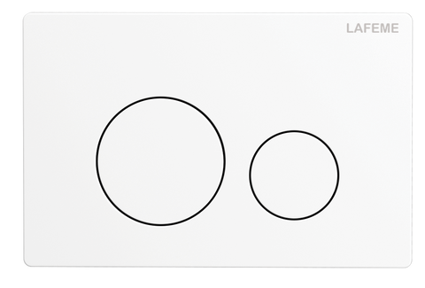 Lafeme AutoLux flush plate in Matte White finish