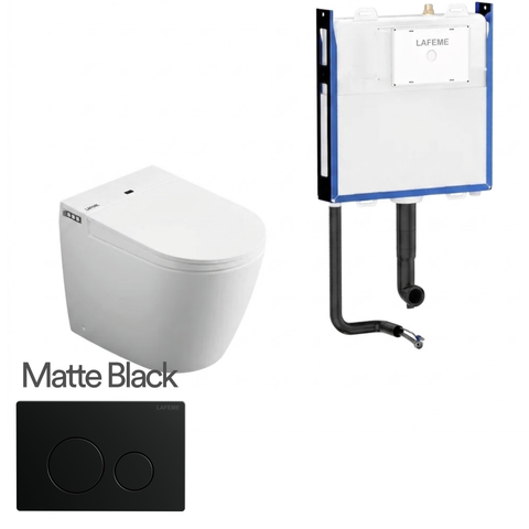 Lafeme Crawford Inwall Cistern Floor Pan Smart Toilet