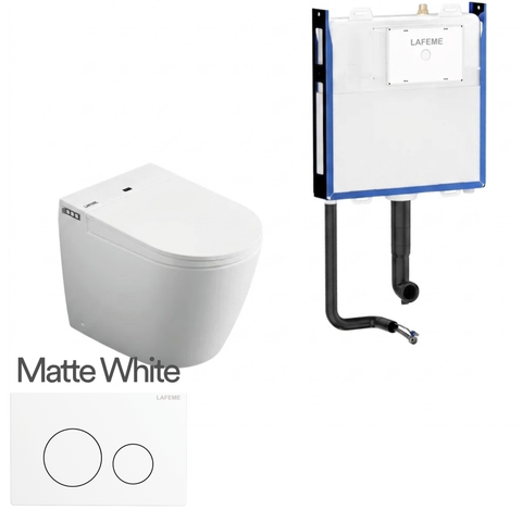 Lafeme Crawford Inwall Cistern Floor Pan Smart Toilet