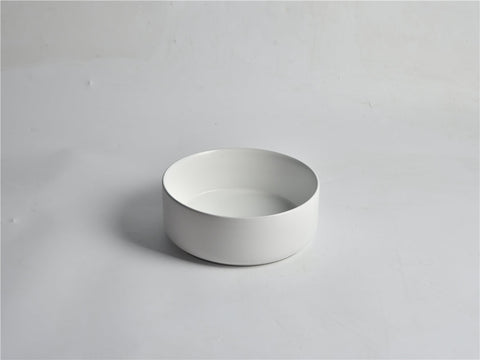 Claya - Mini-30-MW Round Basin, Matte White