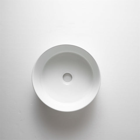 Claya - Mini-30 Round Basin, Gloss White