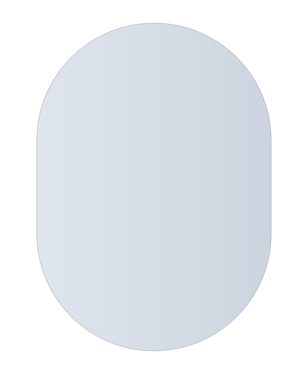 Duke Polished Edge Pill Mirror