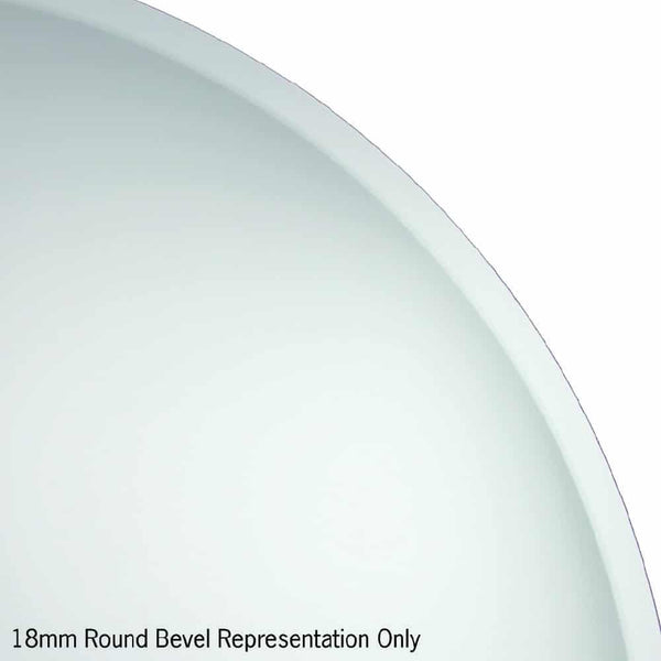 Kent 18mm Bevel Round Mirror
