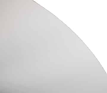 Hamilton D Shaped Polished Edge Mirror
