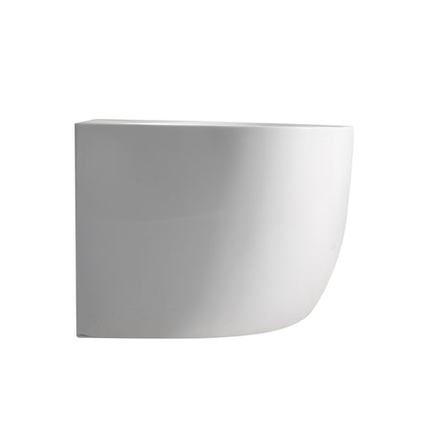 Alpine - Morocco Back To The Wall Free Standing Bath 150cm White