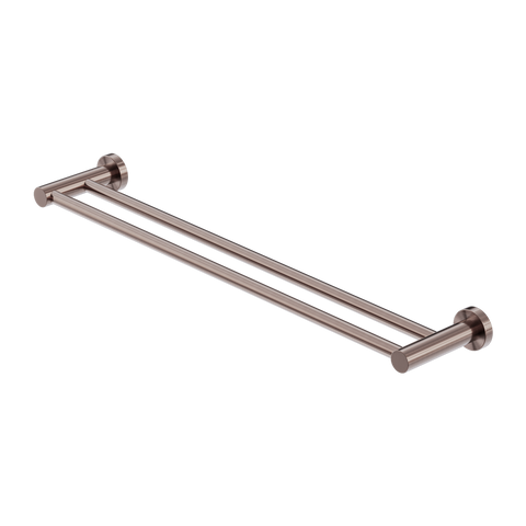 Nero - Mecca Double Towel Rail 600/800mm